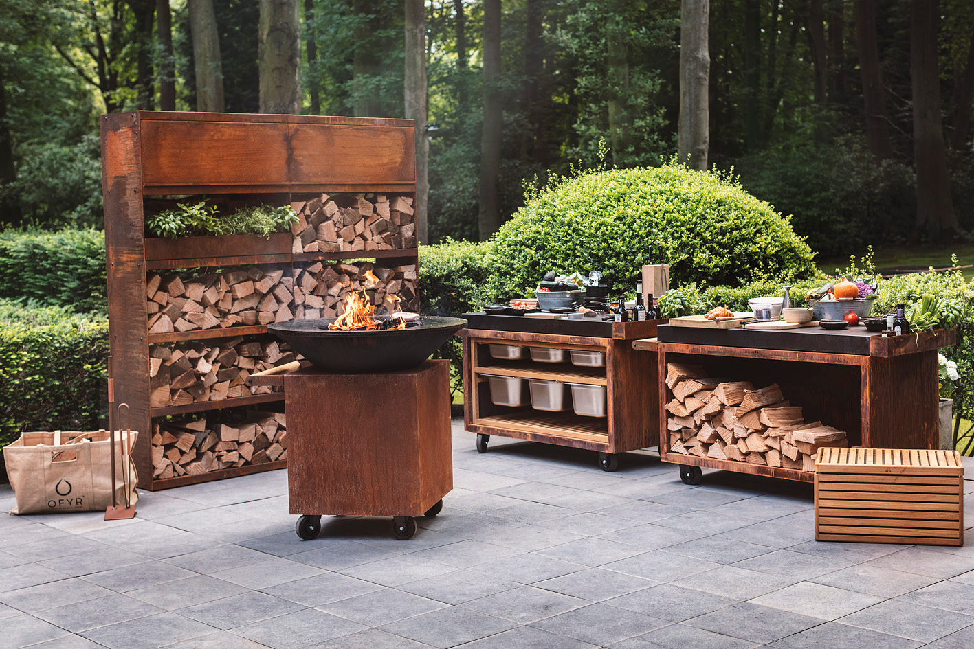 Wood Storage Corten 200
