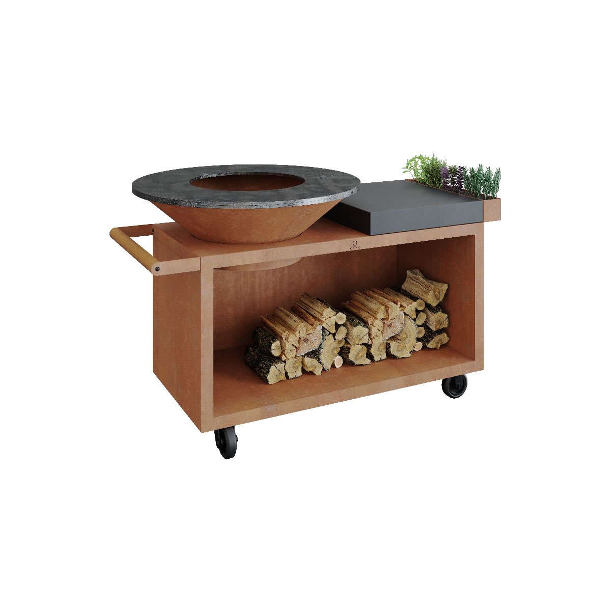 Island+ Corten 100 Pro Ceramic Dark Grey