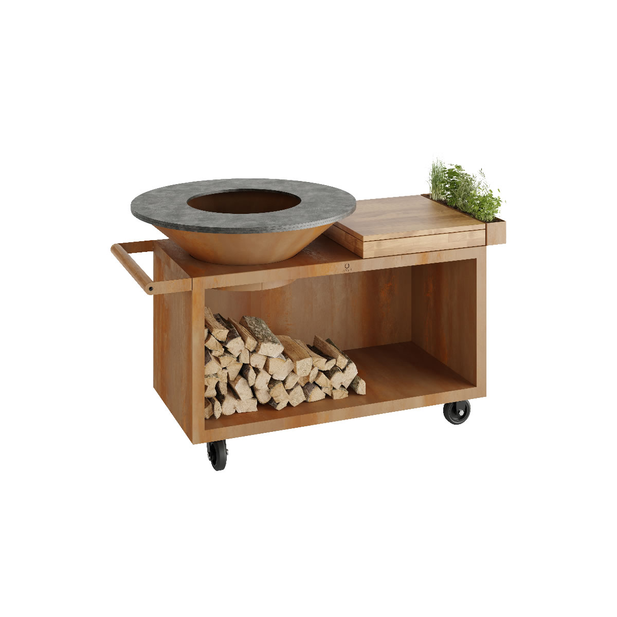 Island+ Corten 100 Pro Teakwood